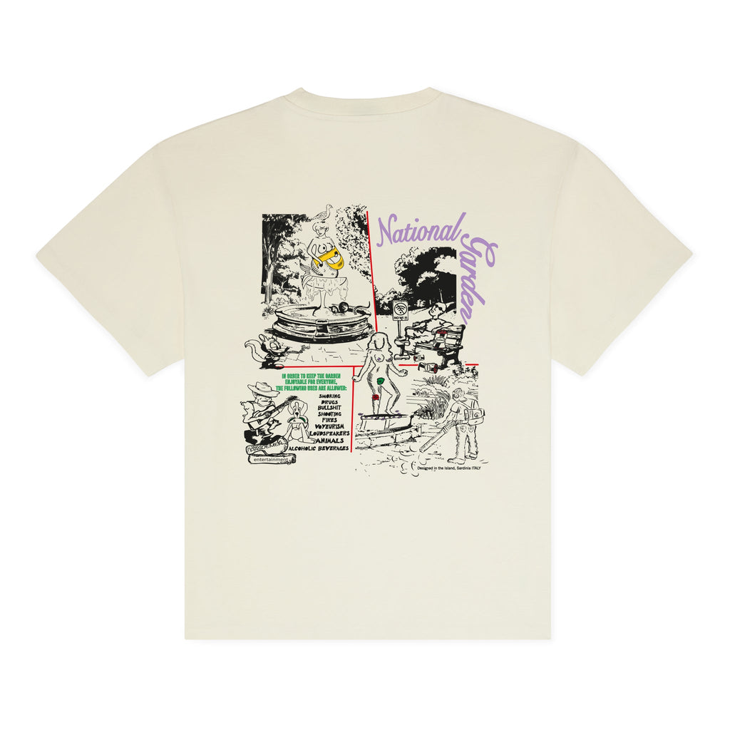 Pas De Mer - National Garden tshirt cream