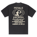Petals and Peacocks ; Escape reverse hemmed tee