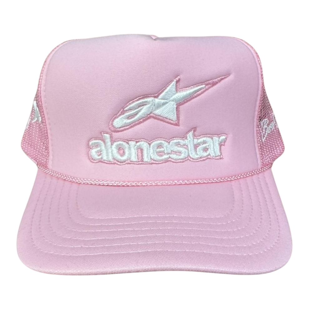 Alone Star - trucker hats pink