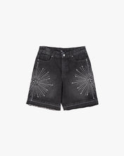 Load image into Gallery viewer, Eptm - Star denim shorts Black

