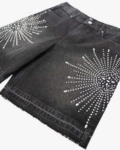 Load image into Gallery viewer, Eptm - Star denim shorts Black
