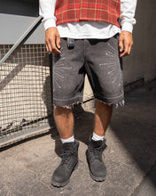 Load image into Gallery viewer, Eptm - Star denim shorts Black
