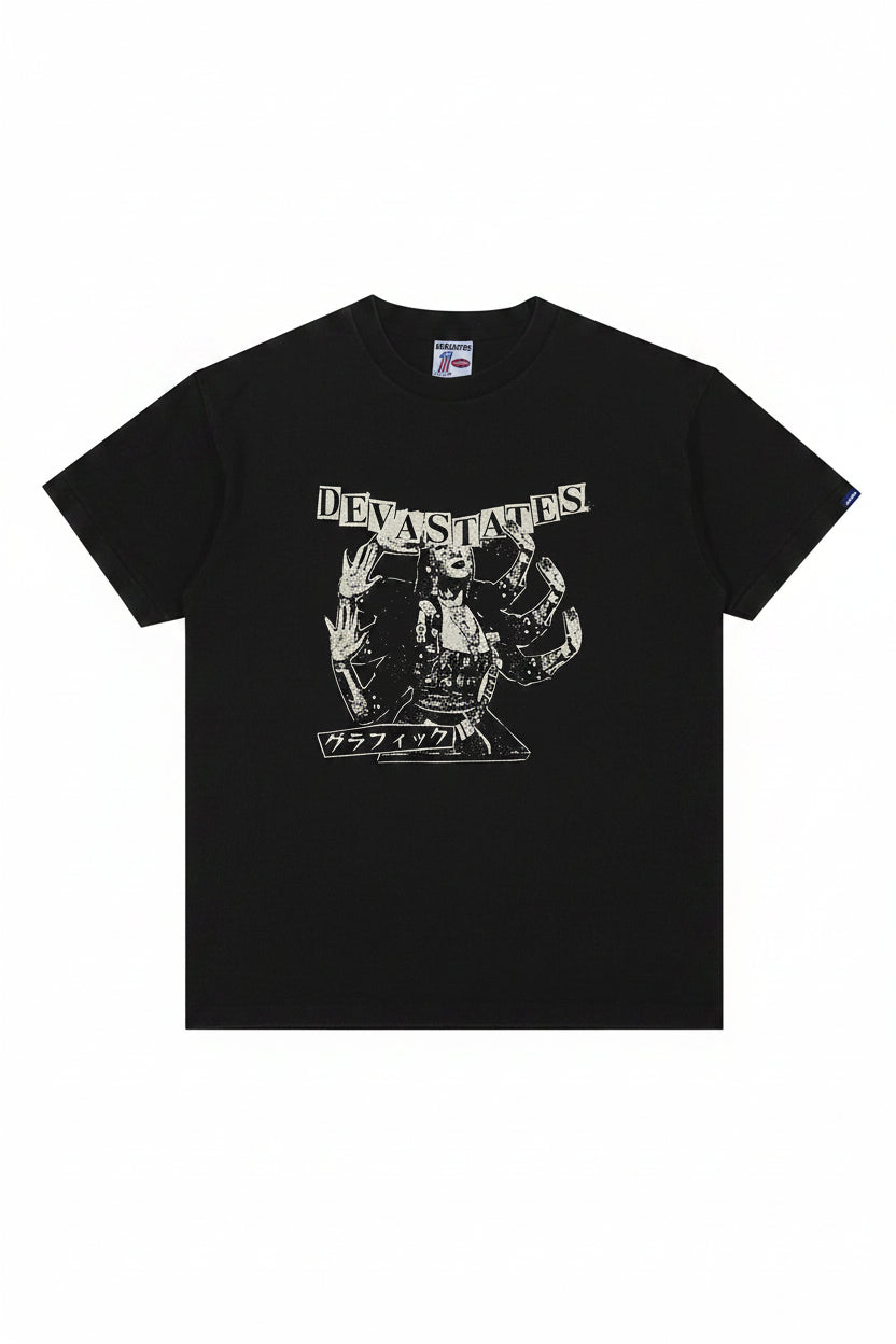 Devá States - Fuzz S/S GFX Retro T-Shirt