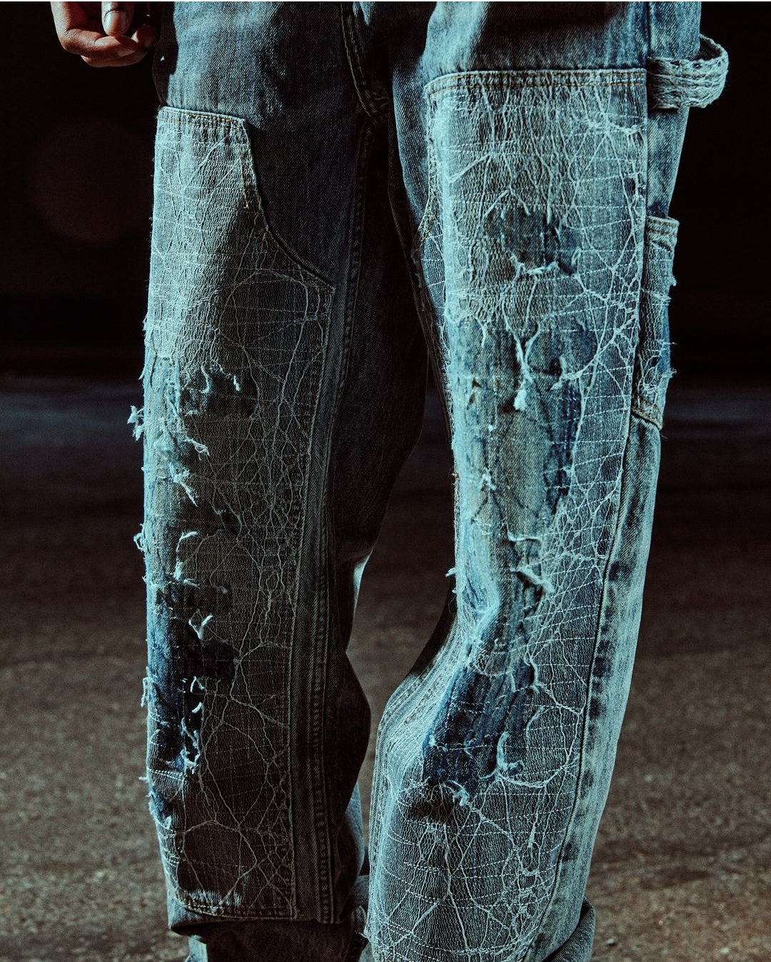 Embellish ; Carweb Straight Carpenter Denim (Acid Wash)