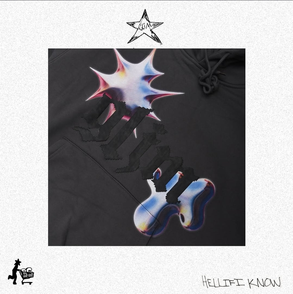 Glim - Light barer hoodie charcoal
