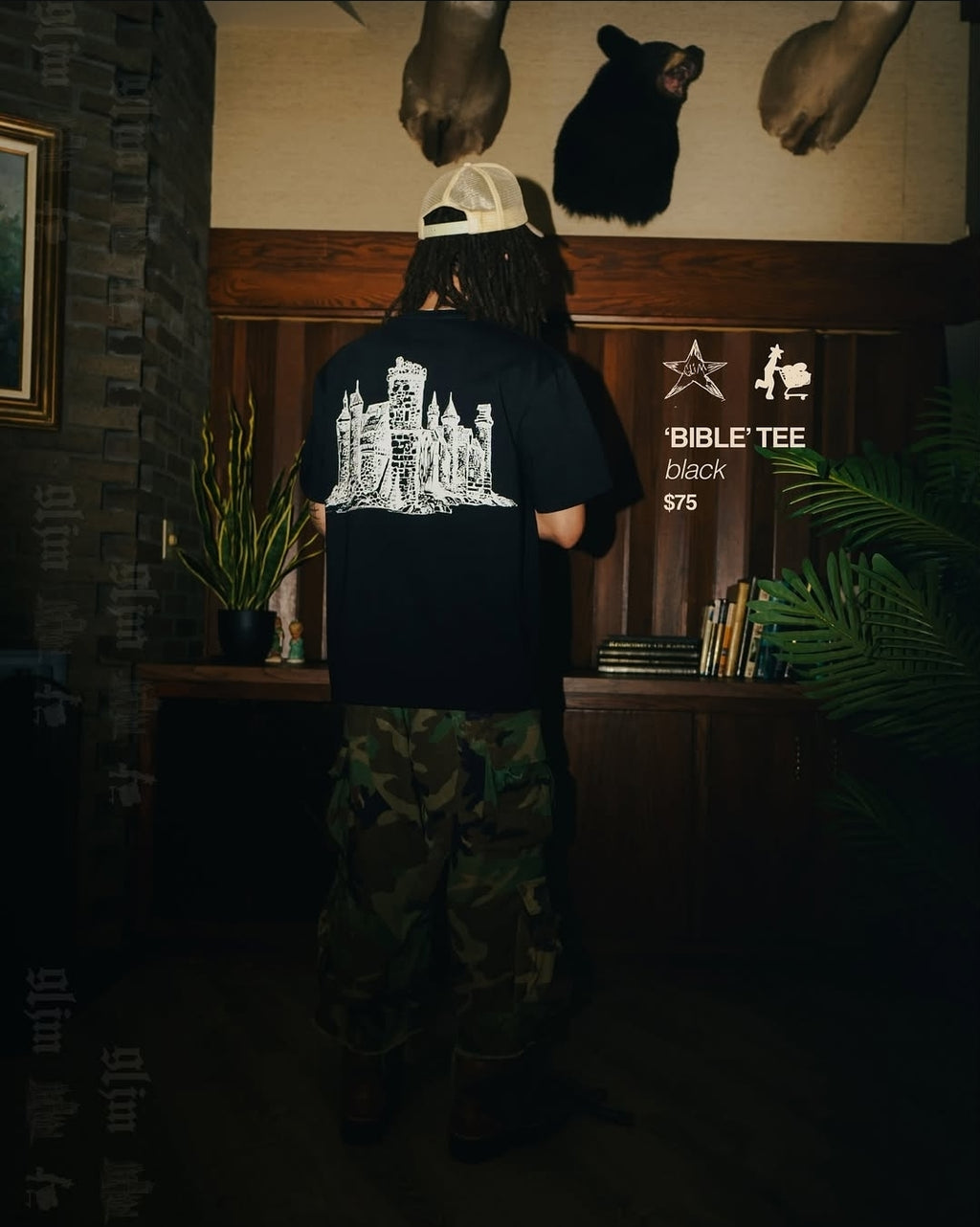Glim - Bible reversible tshirt black
