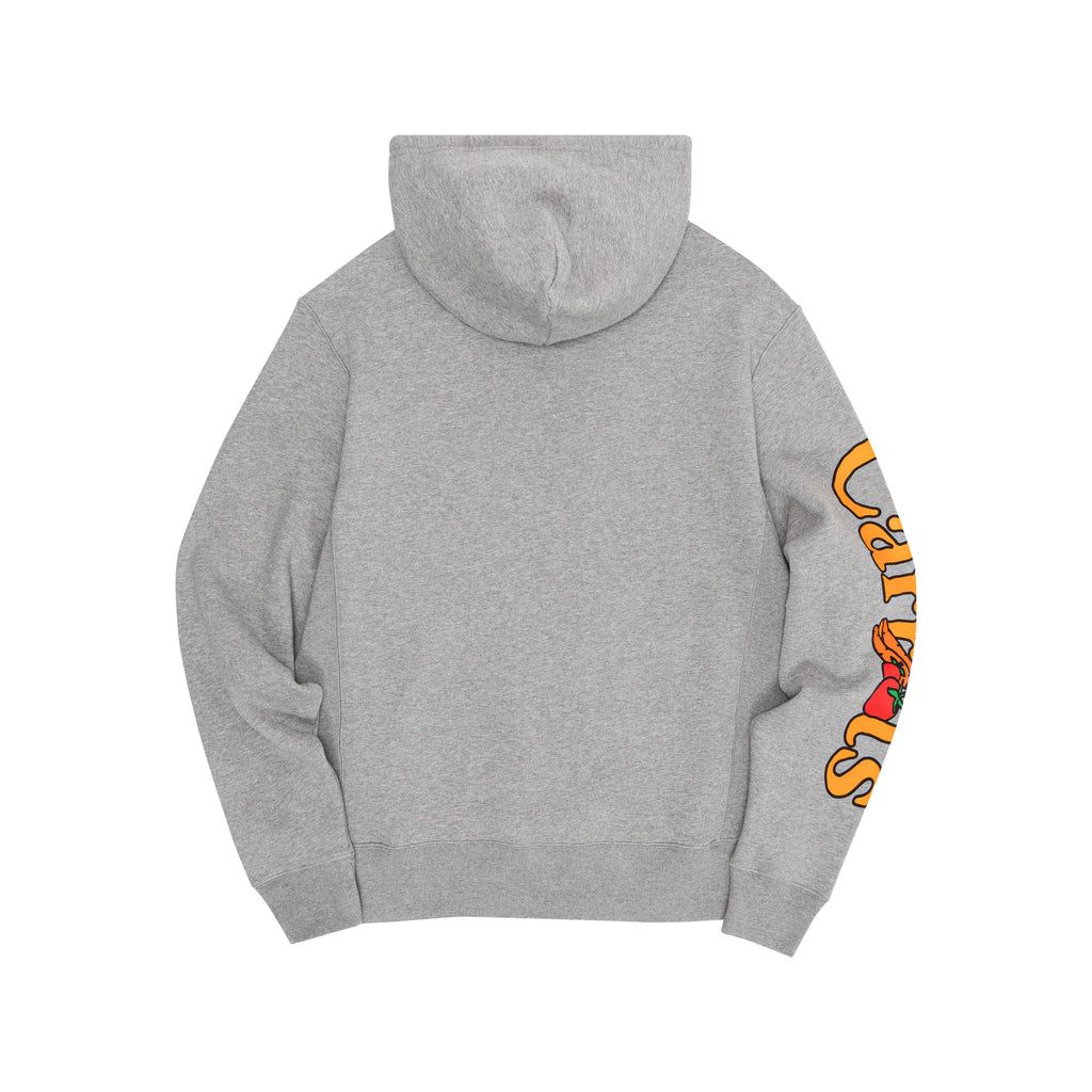 Carrots; Wordmark hoodie heather grey
