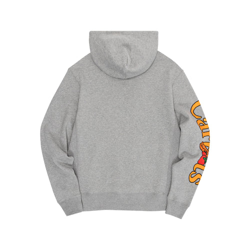 Carrots; Wordmark hoodie heather grey