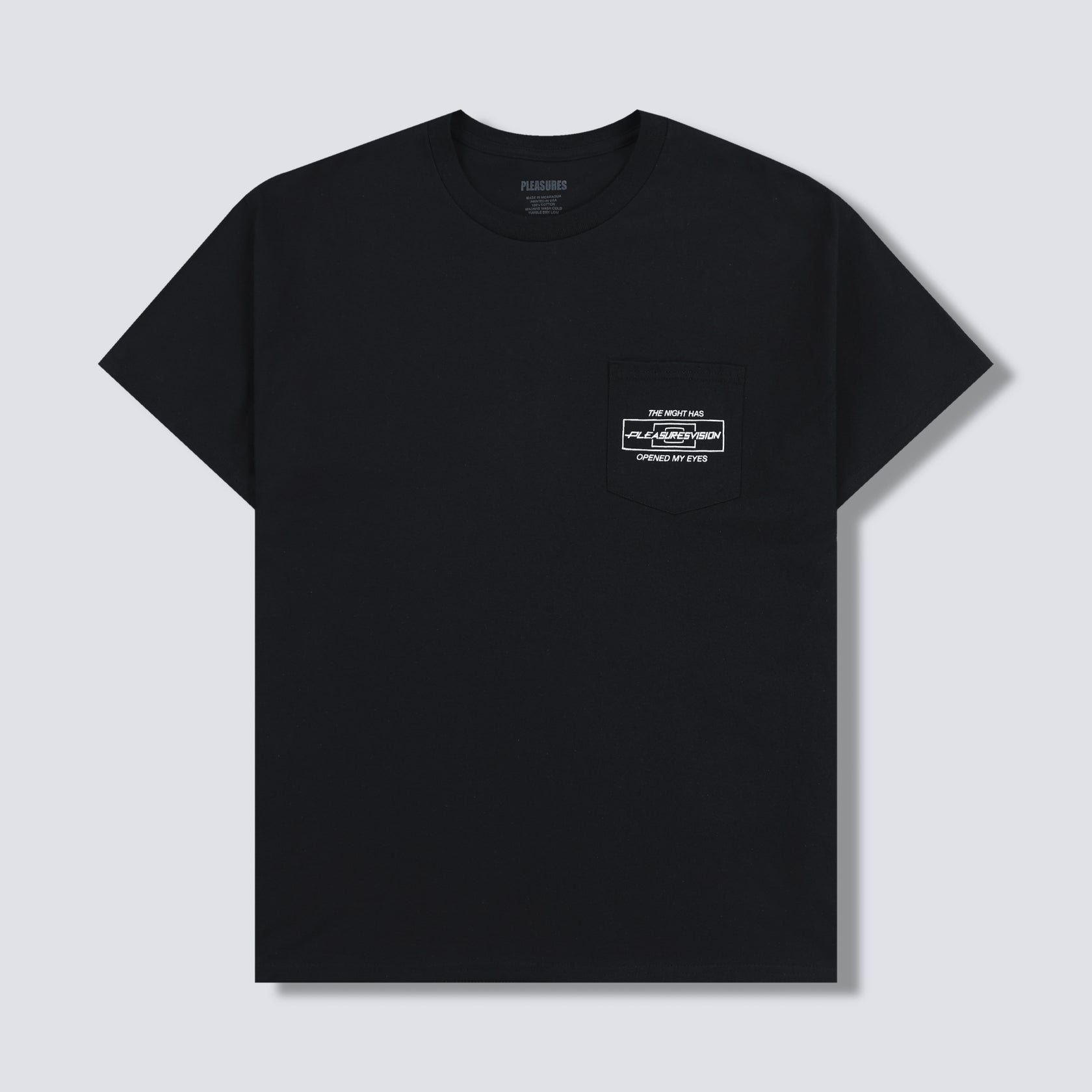 Pleasures - Vision pocket tee black