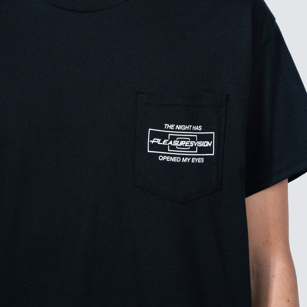 Pleasures - Vision pocket tee black