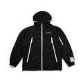 40s & Shorties - Water resistant Reversible water color jacket , multi / black