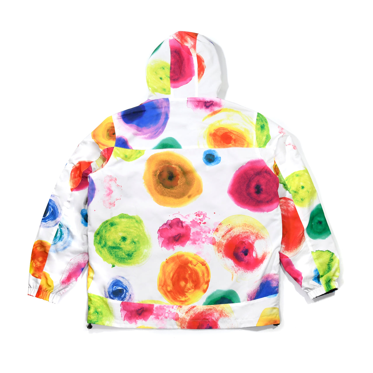 40s & Shorties - Water resistant Reversible water color jacket , multi / black