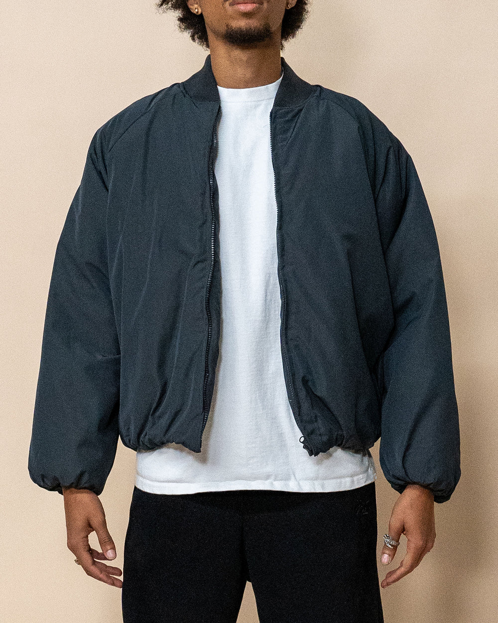 Eptm - Capital cropped bomber charcoal