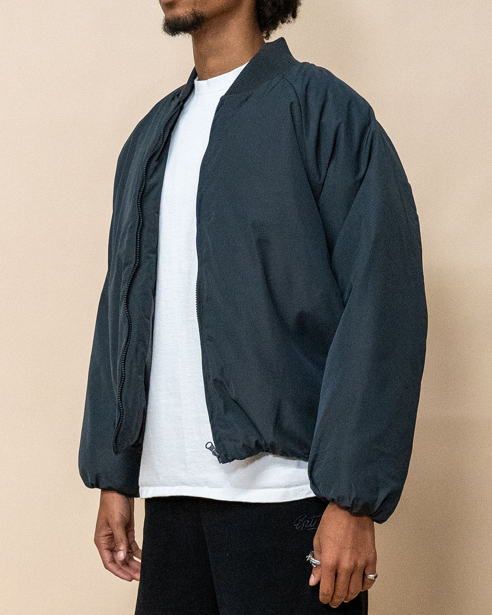 Eptm - Capital cropped bomber charcoal