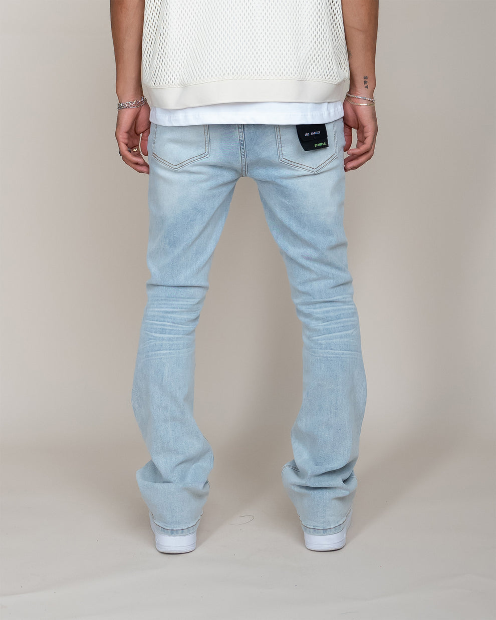 Eptm - Perfect flared denim,  light indigo