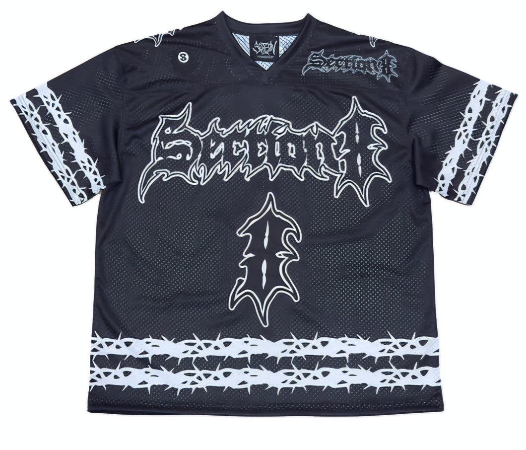 Section 8 - Black football jersey