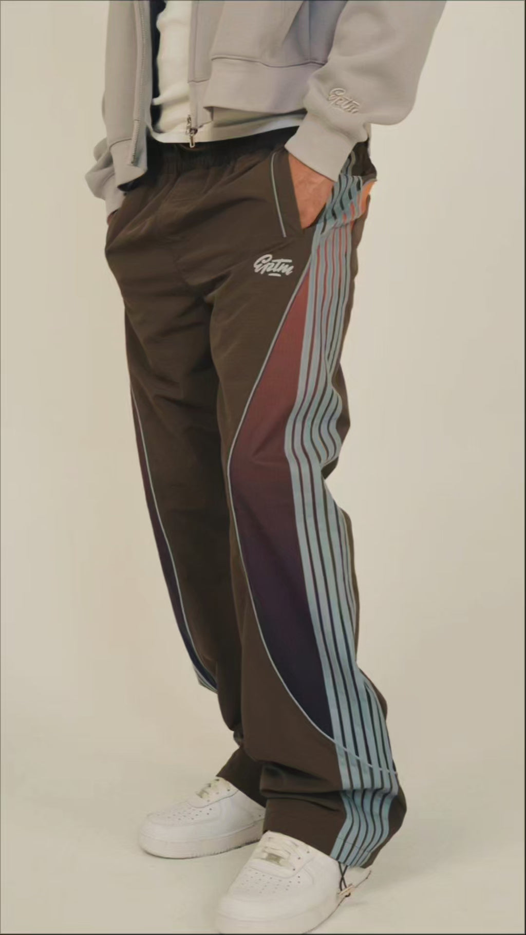 Eptm - Solar ripstop nylon pants brown