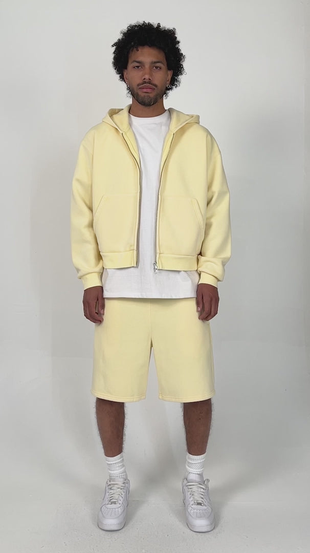 Eptm - Vintage zip up hoodie yellow