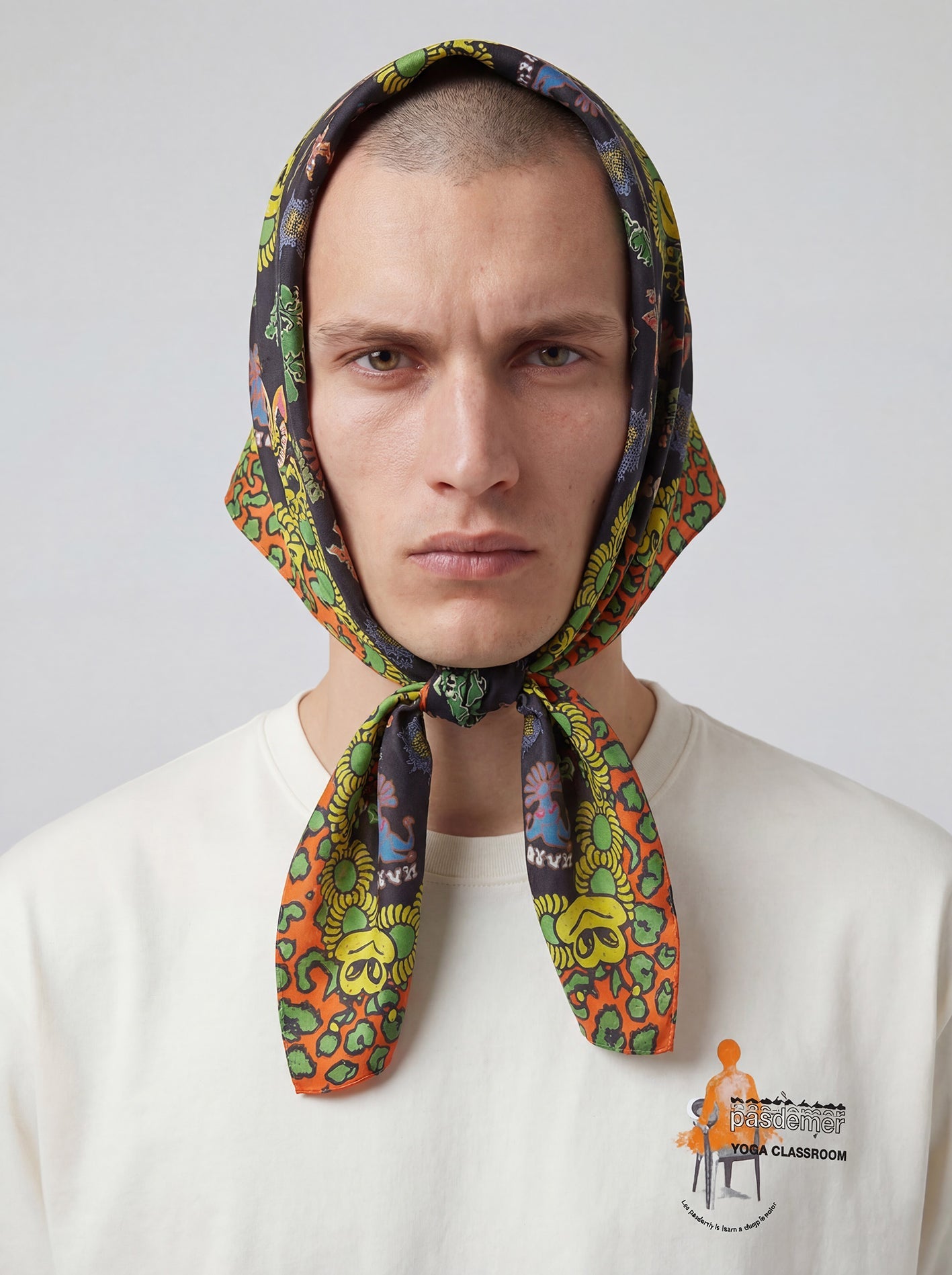 Pas De Mer - Leopard foulard multi color