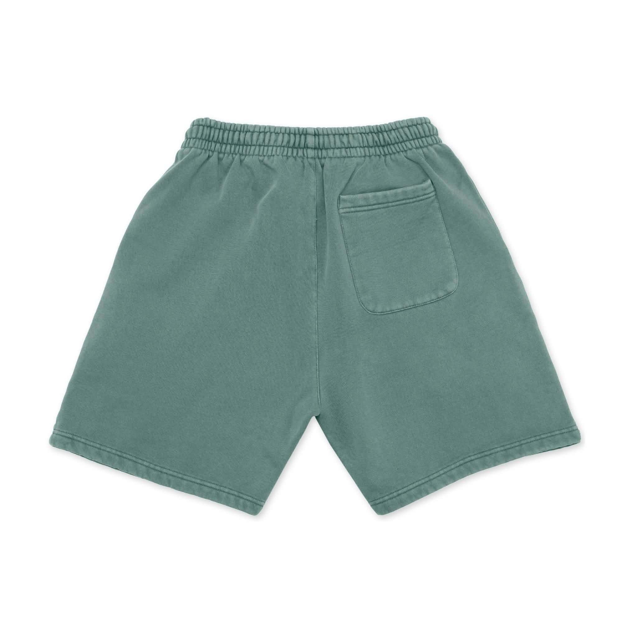 Cotton Collective - Sagebrush green dunk shorts