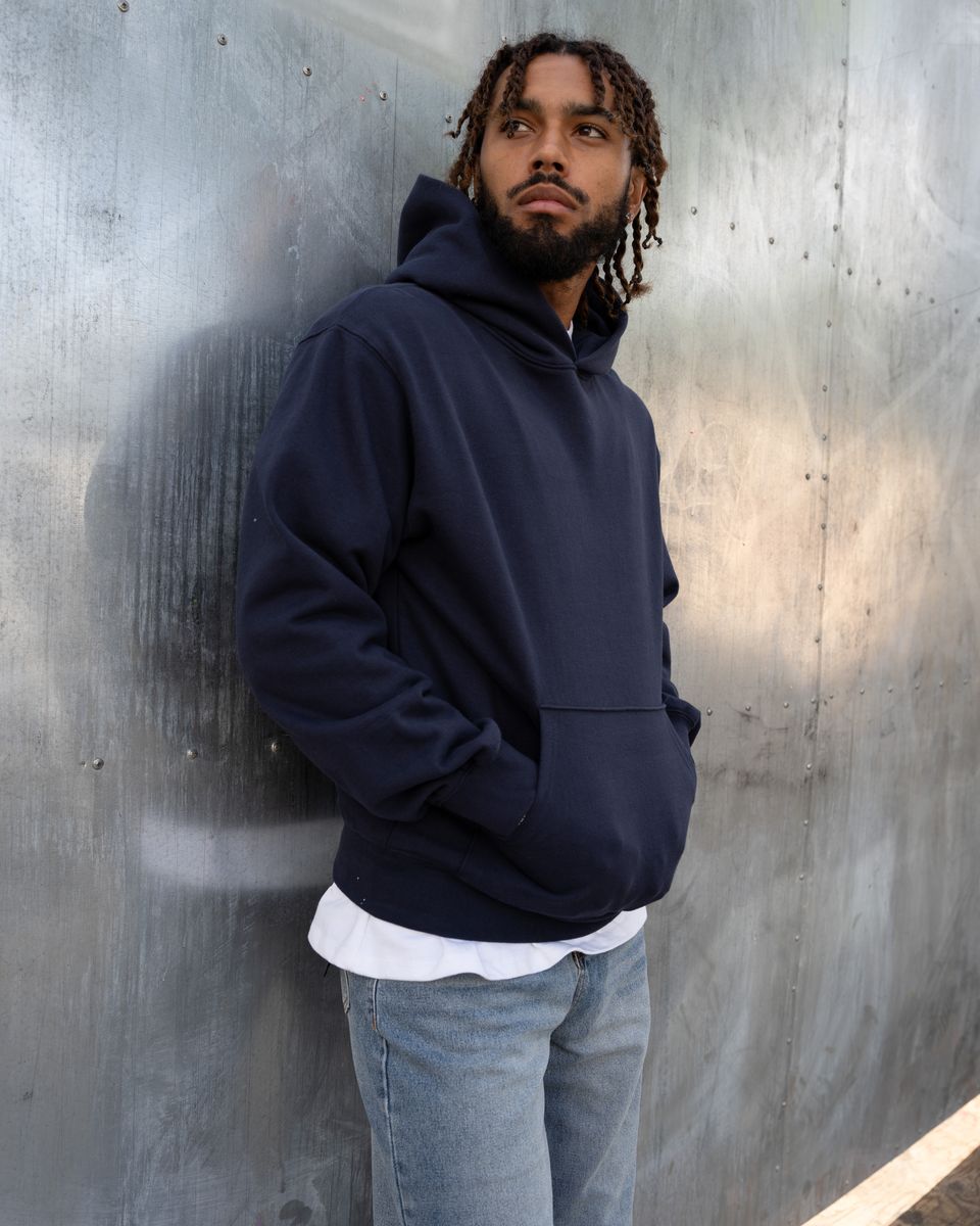 Eptm - Perfect boxy hoodie , navy