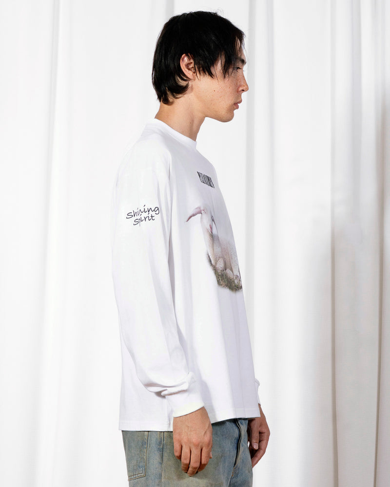 Pleasures - Shine Long sleeve tshirt , white