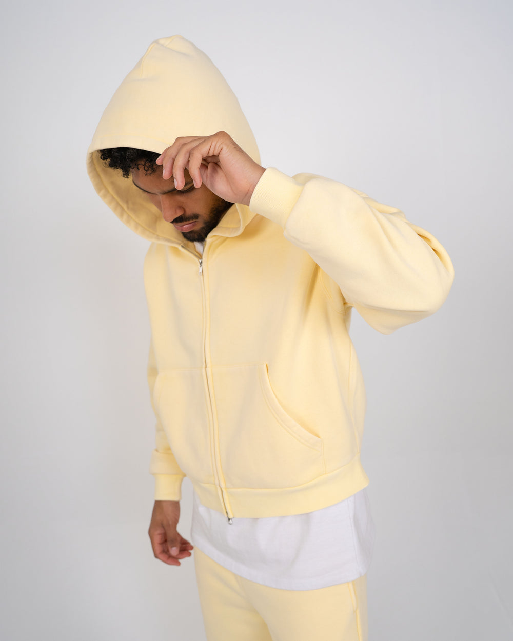 Eptm - Vintage zip up hoodie yellow