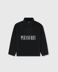 Pleasures - Onxy Half zip polar fleece,  black