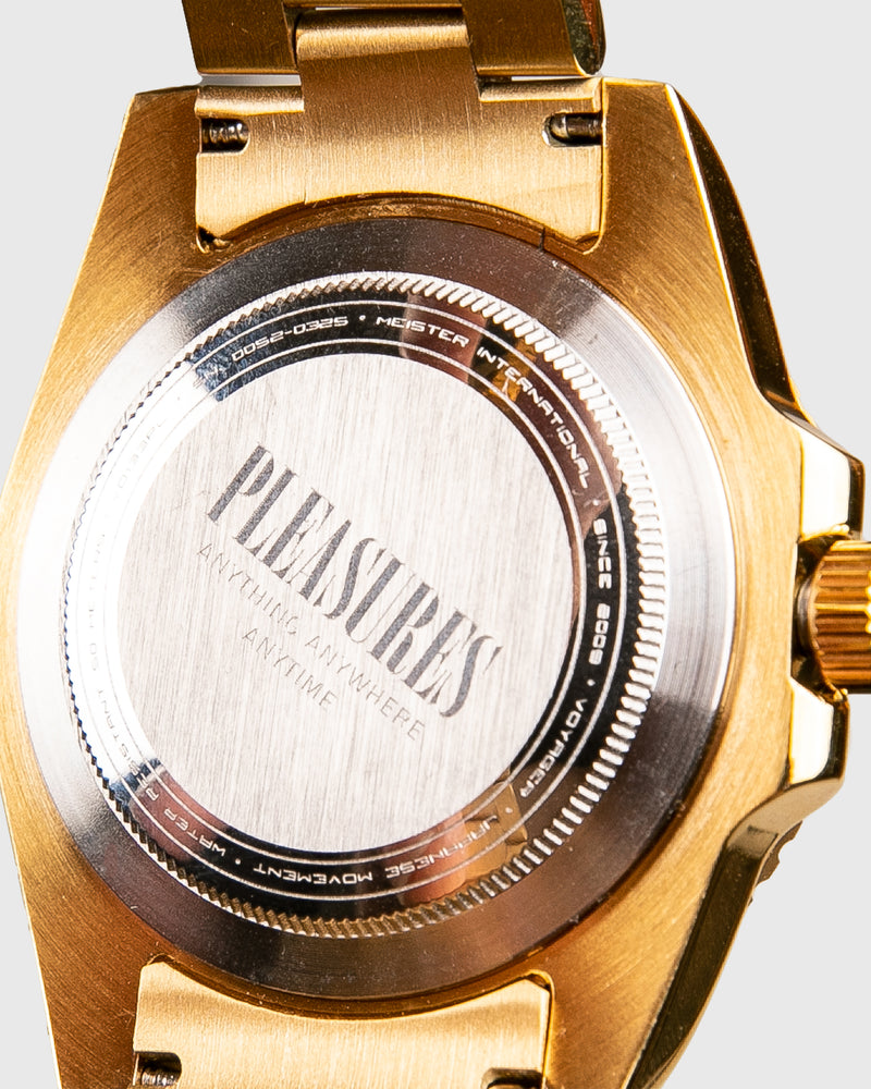 Pleasures - Anytime watch gold hulk green