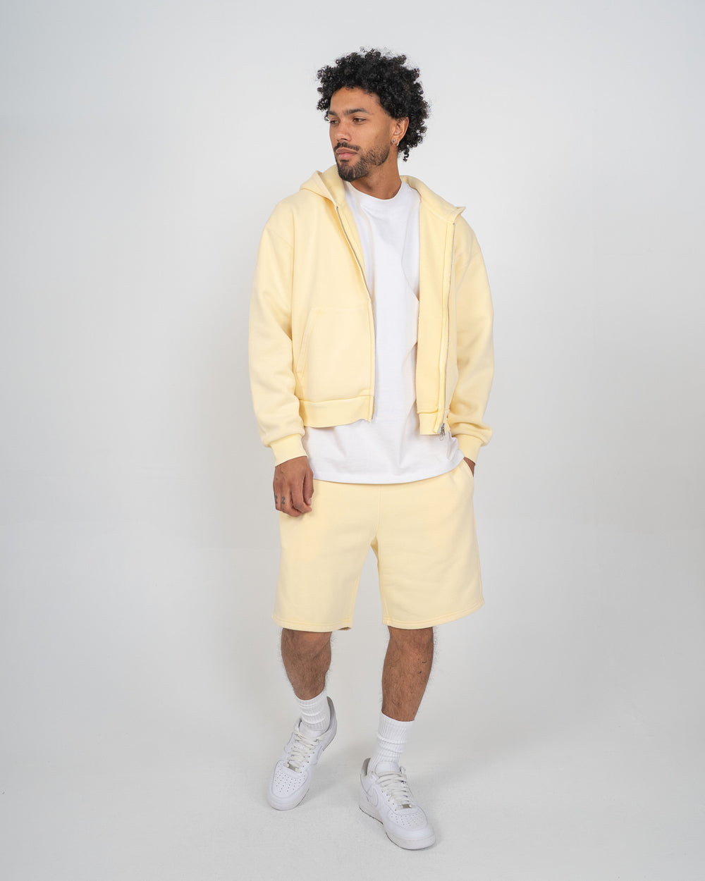 Eptm - Vintage zip up hoodie yellow