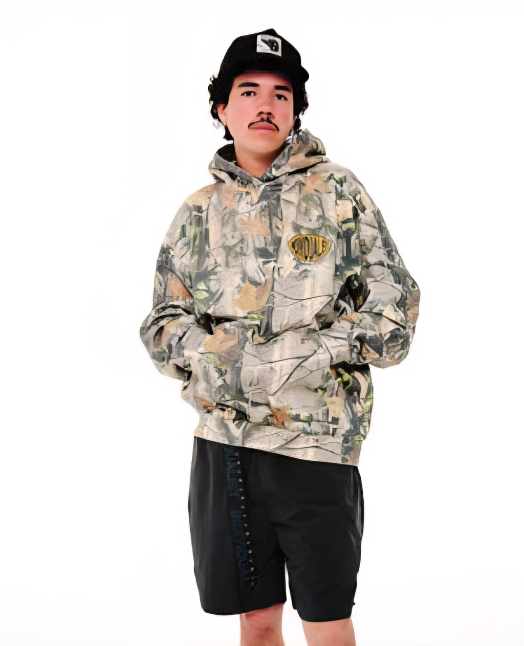 Individualist - Picasso 4 panel whale corduroy hat blk