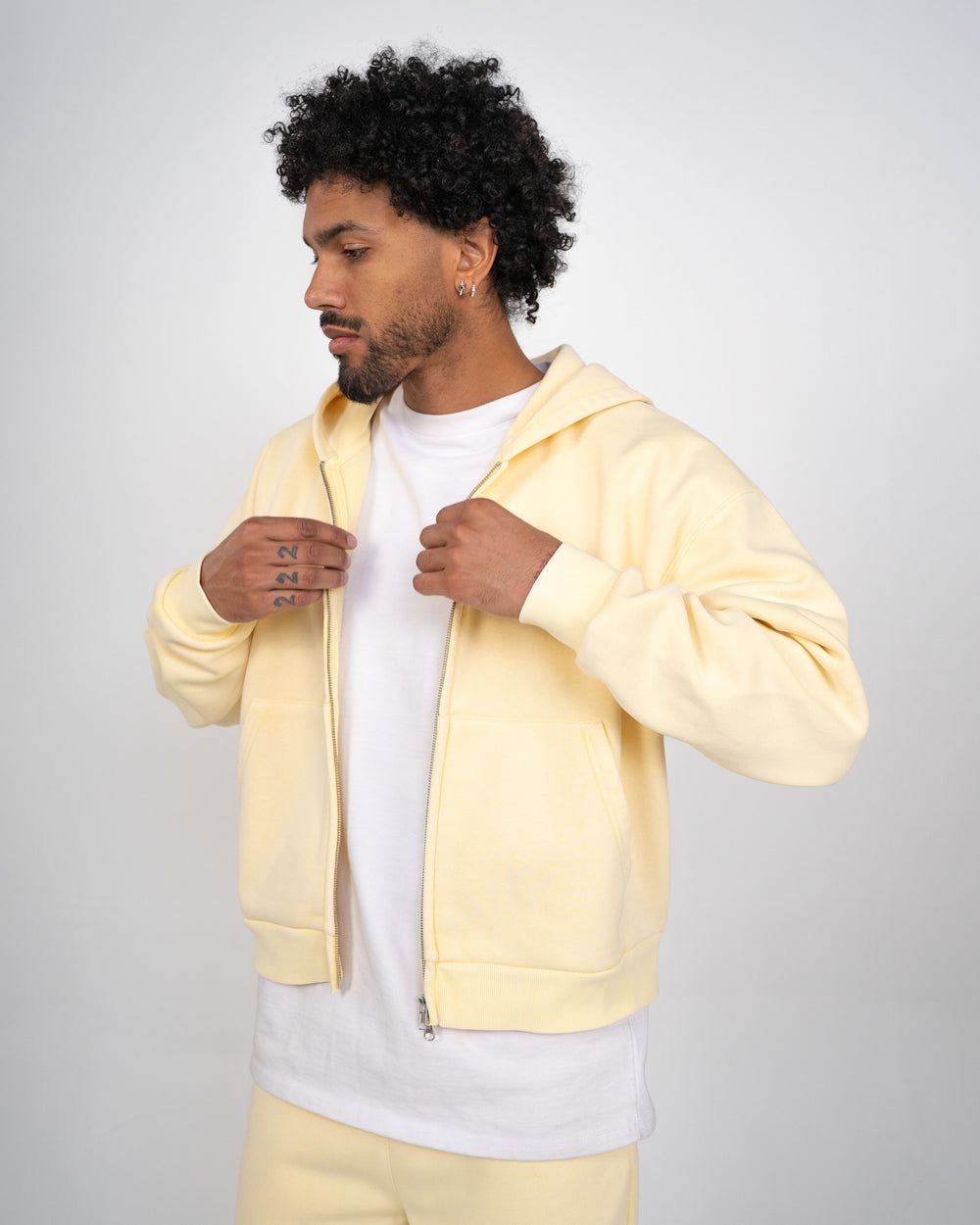 Eptm - Vintage zip up hoodie yellow