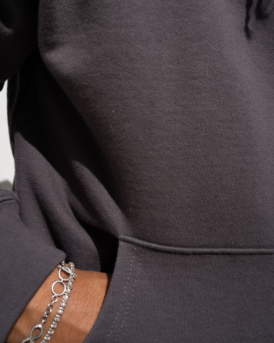 Eptm - Perfect Boxy hoodie , charcoal
