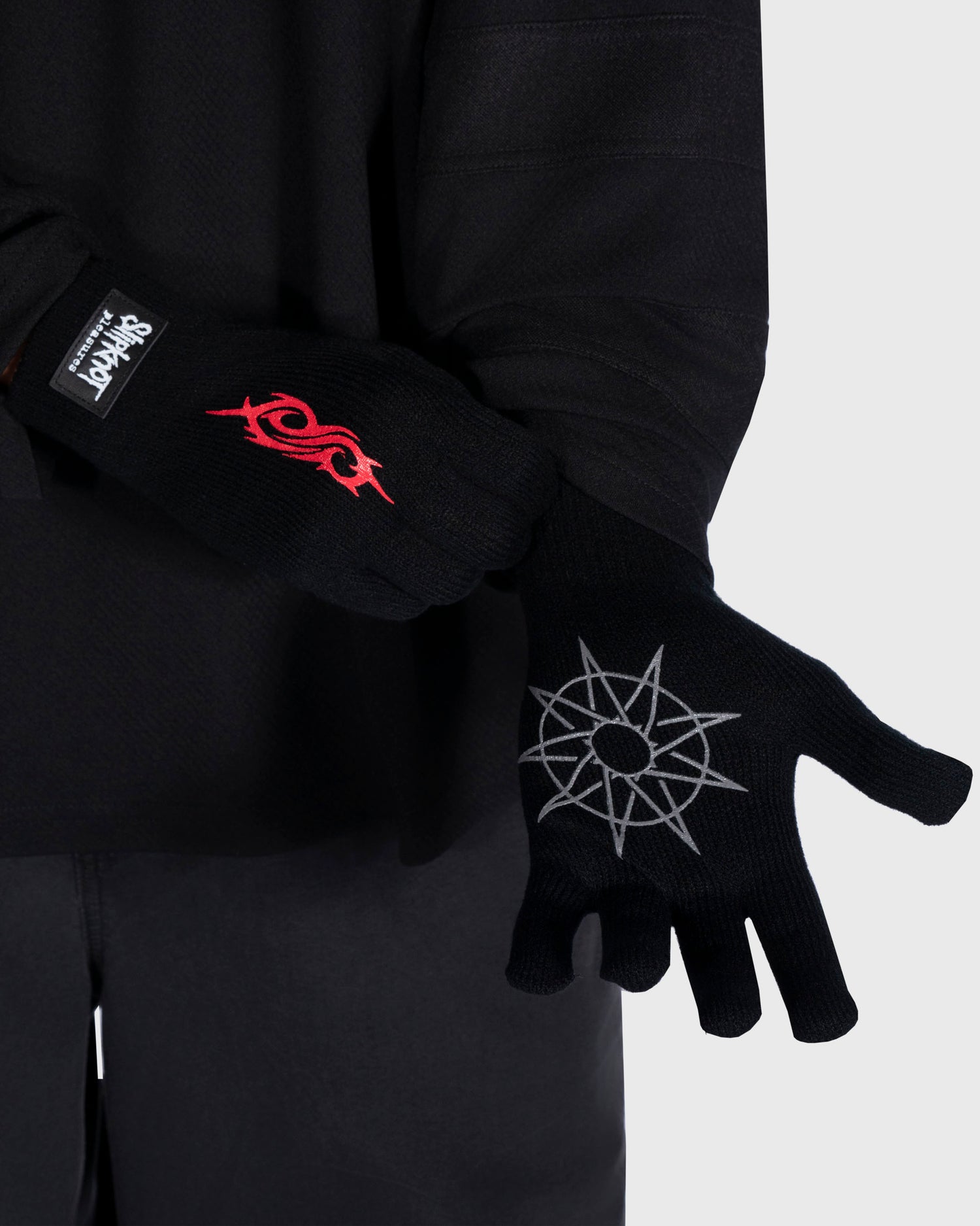 Pleasures - Cult knit gloves black