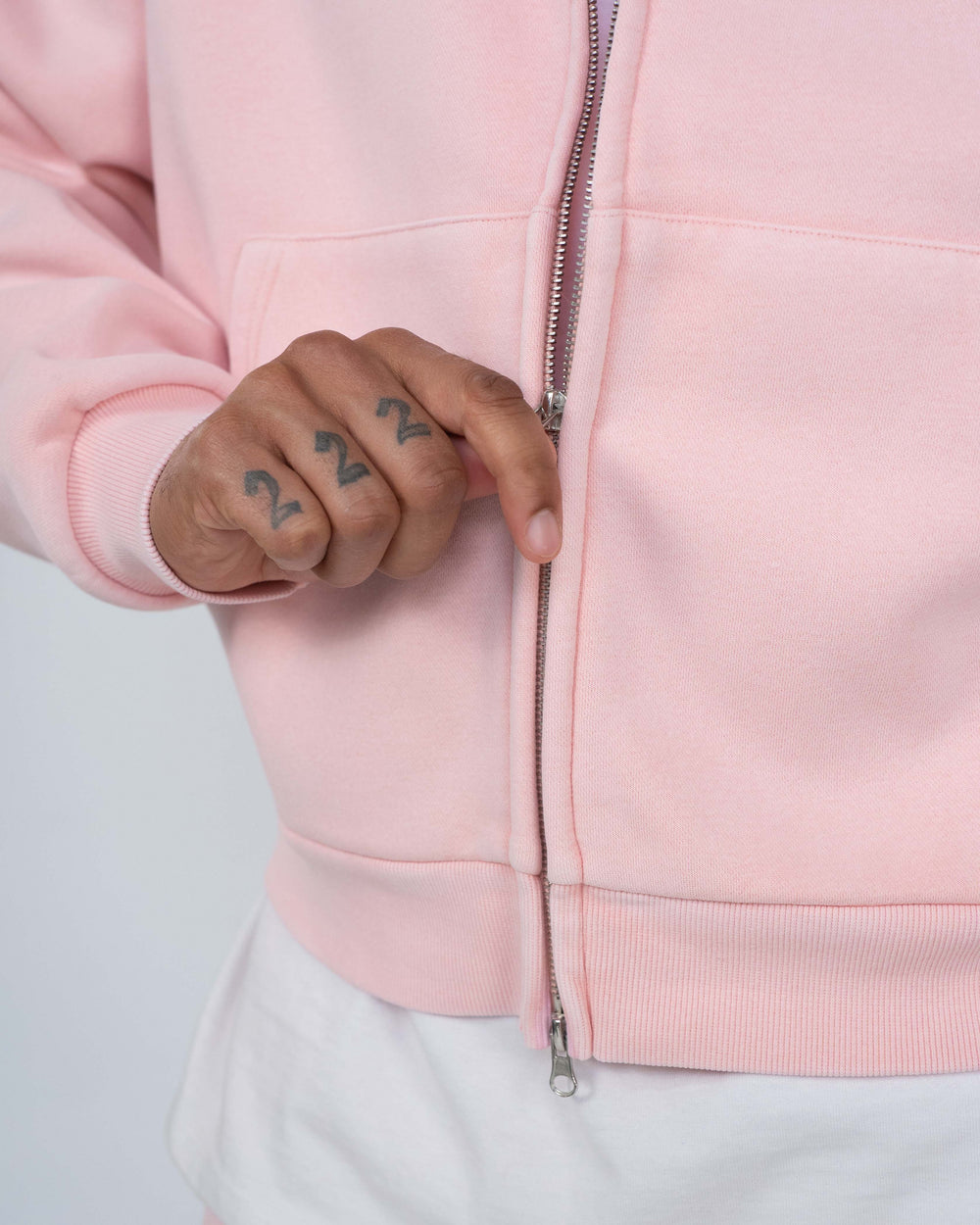Eptm : Vintage zip up hoodie pink