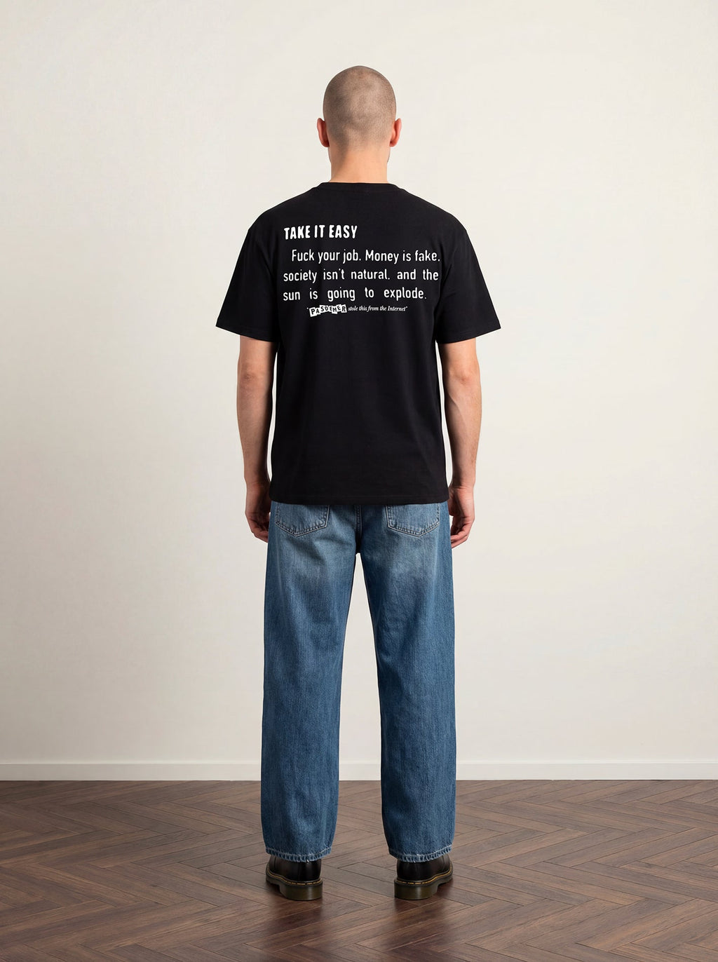Pas De Mer - internet quotes tshirt black