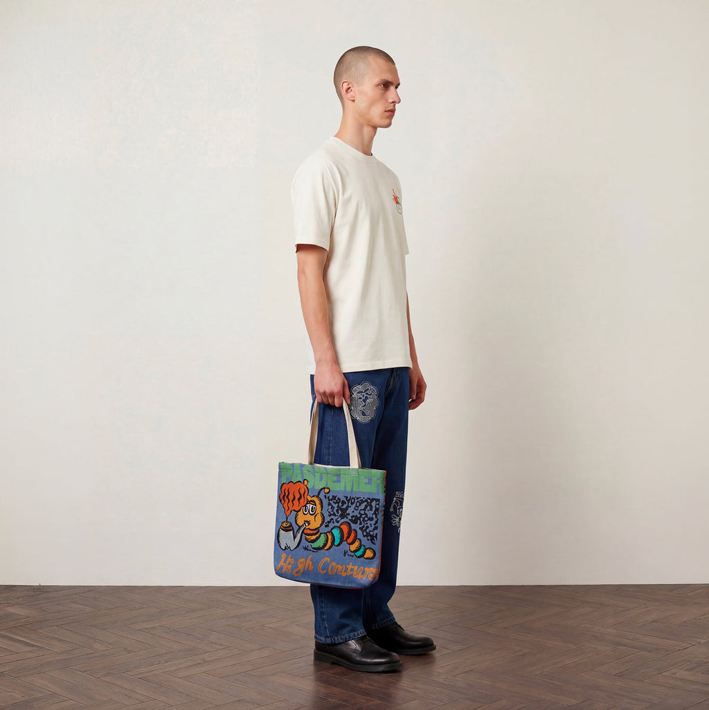 Pas De Mer - Caterpillar Jacquard Tote Bag
Multicolor