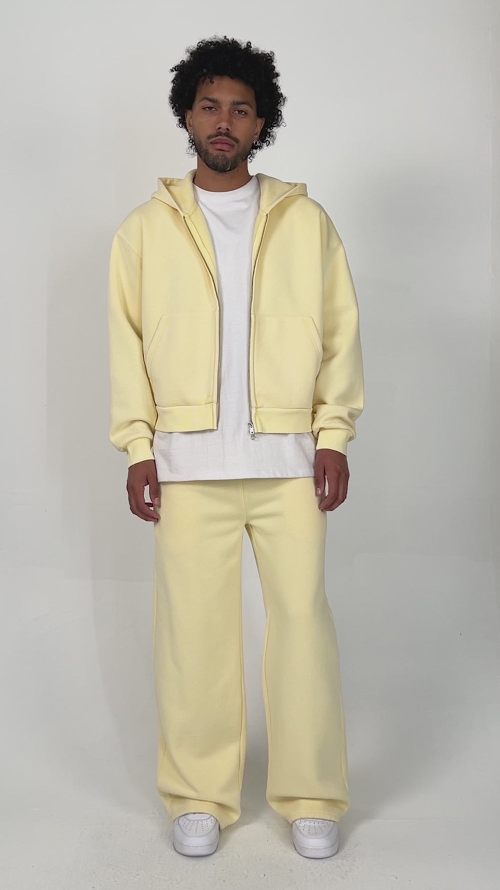 Eptm - Vintage zip up hoodie yellow