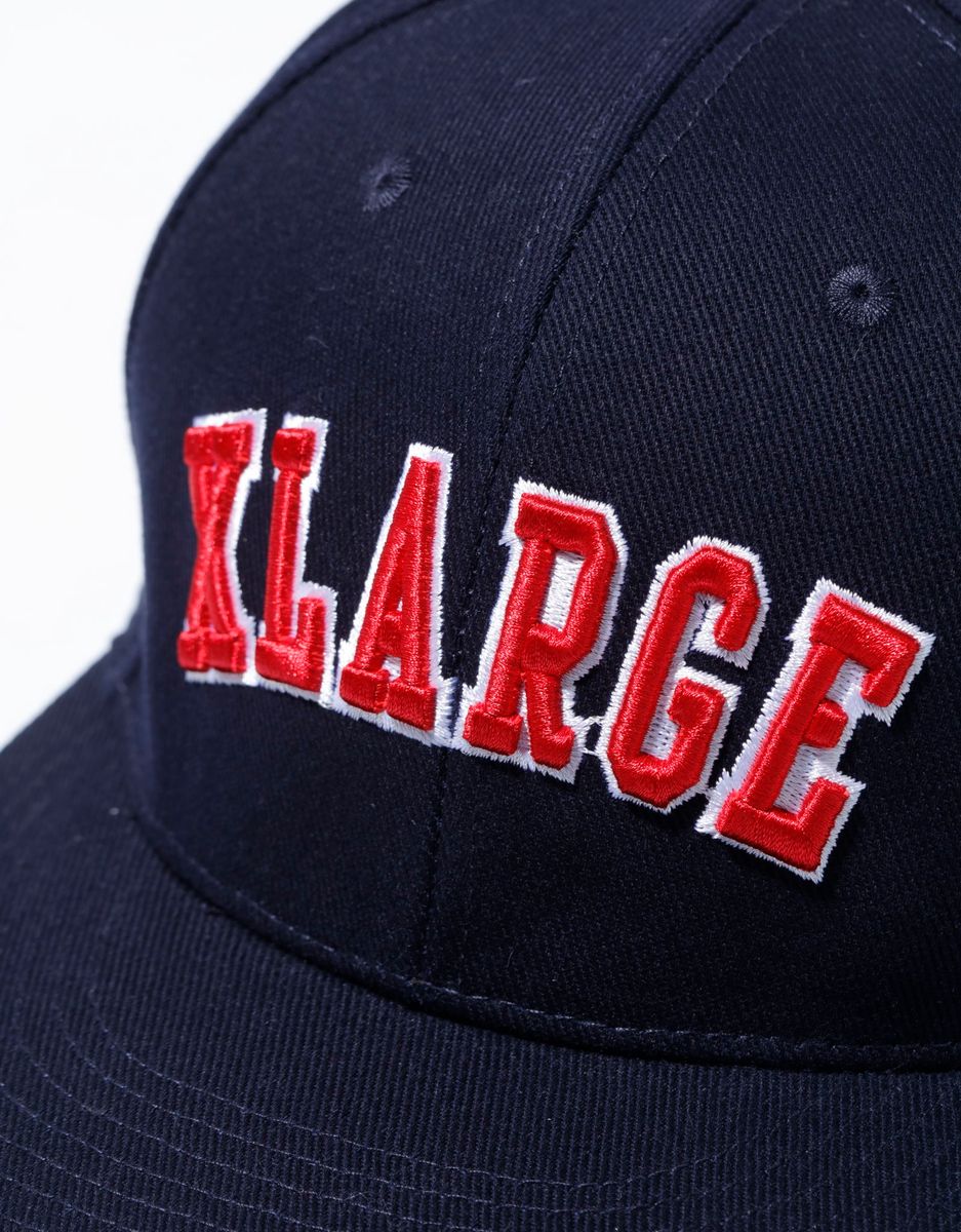 Xlarge - Round Logo Snapback Cap navy