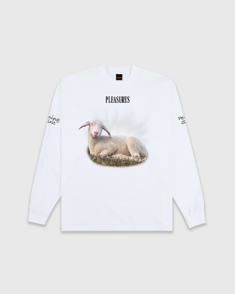 Pleasures - Shine Long sleeve tshirt , white
