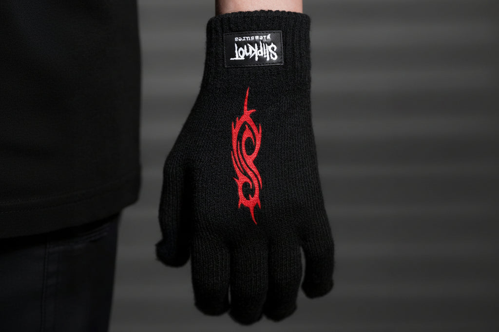 Pleasures - Cult knit gloves black