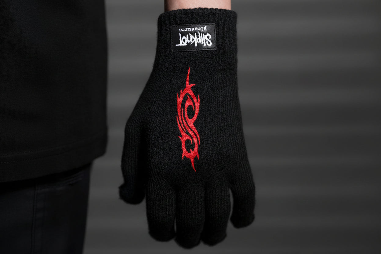 Pleasures - Cult knit gloves black