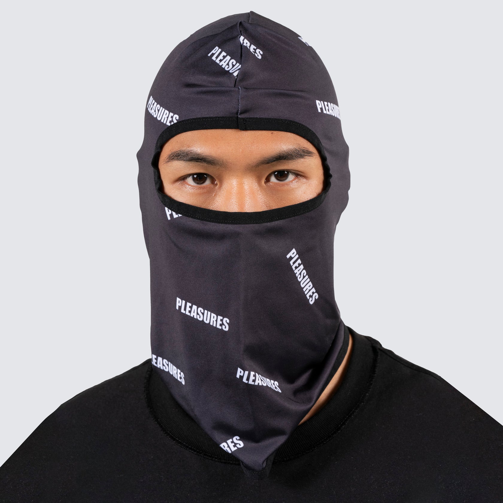 Pleasures - mini stamp balaclava,  black