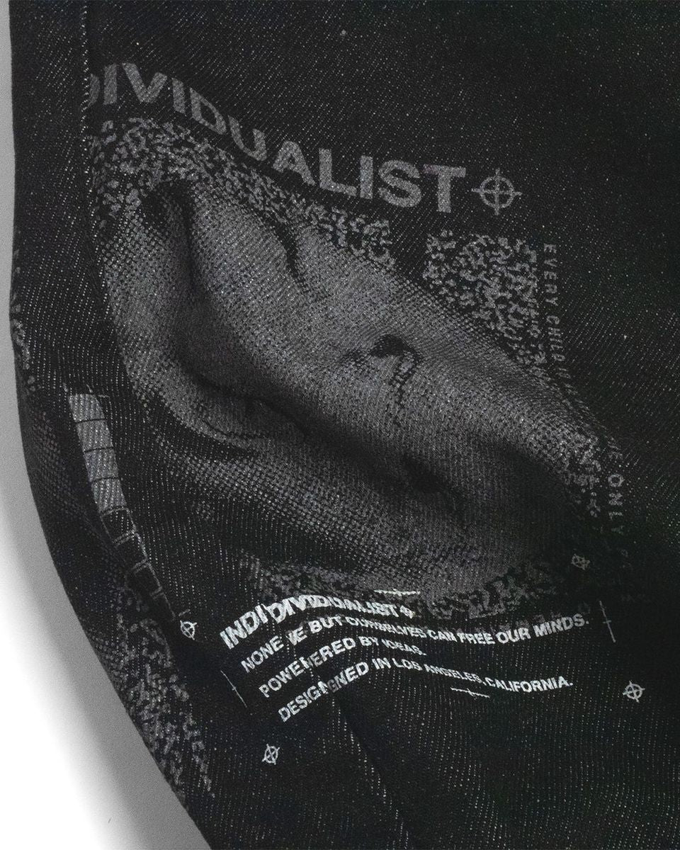 Individualist ; Big boy Picasso jorts black
