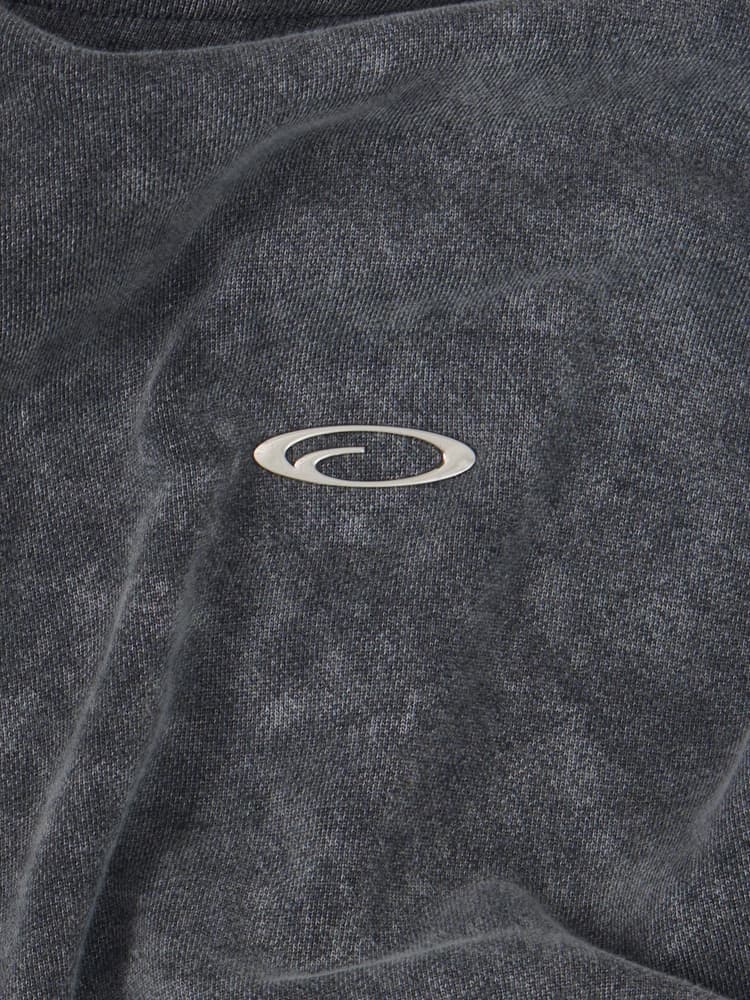 Fragile - Vintage Black Boxing Pocket Zip-up hoodie
