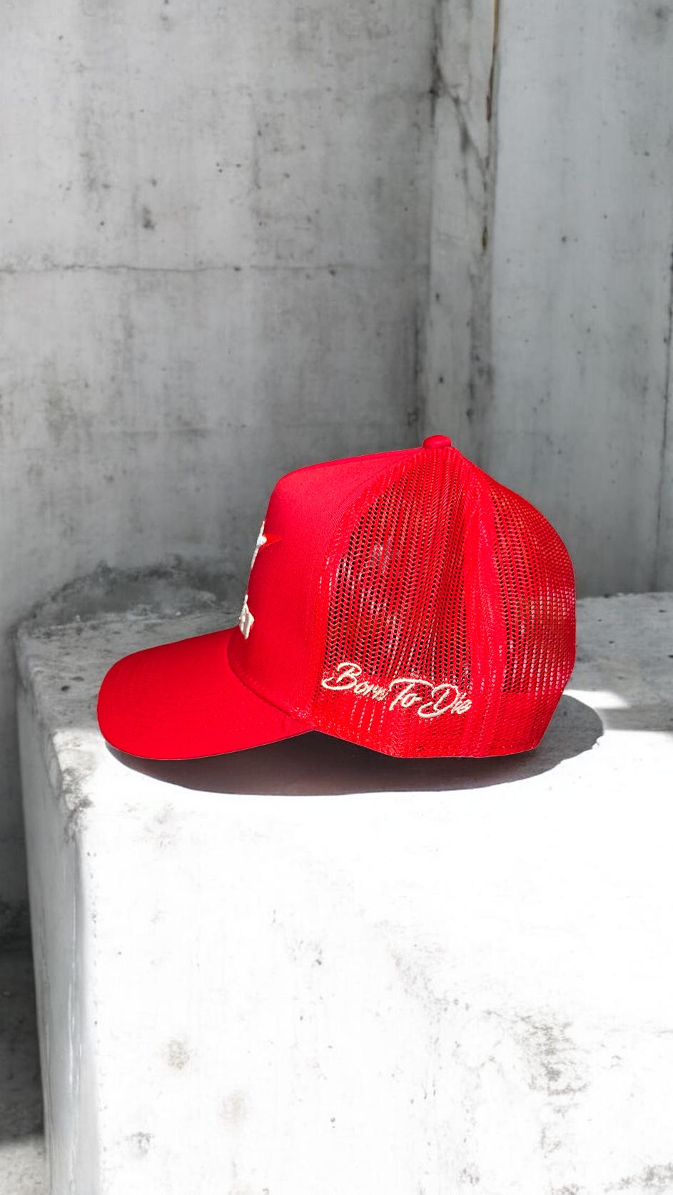 Alone Star - Trucker sb hat , red