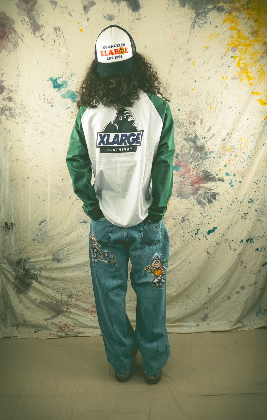 XLARGE ; Slanted og raglan L/s tshirt