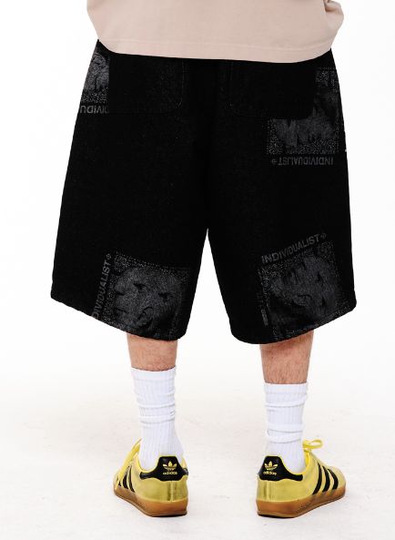 Individualist ; Big boy Picasso jorts black