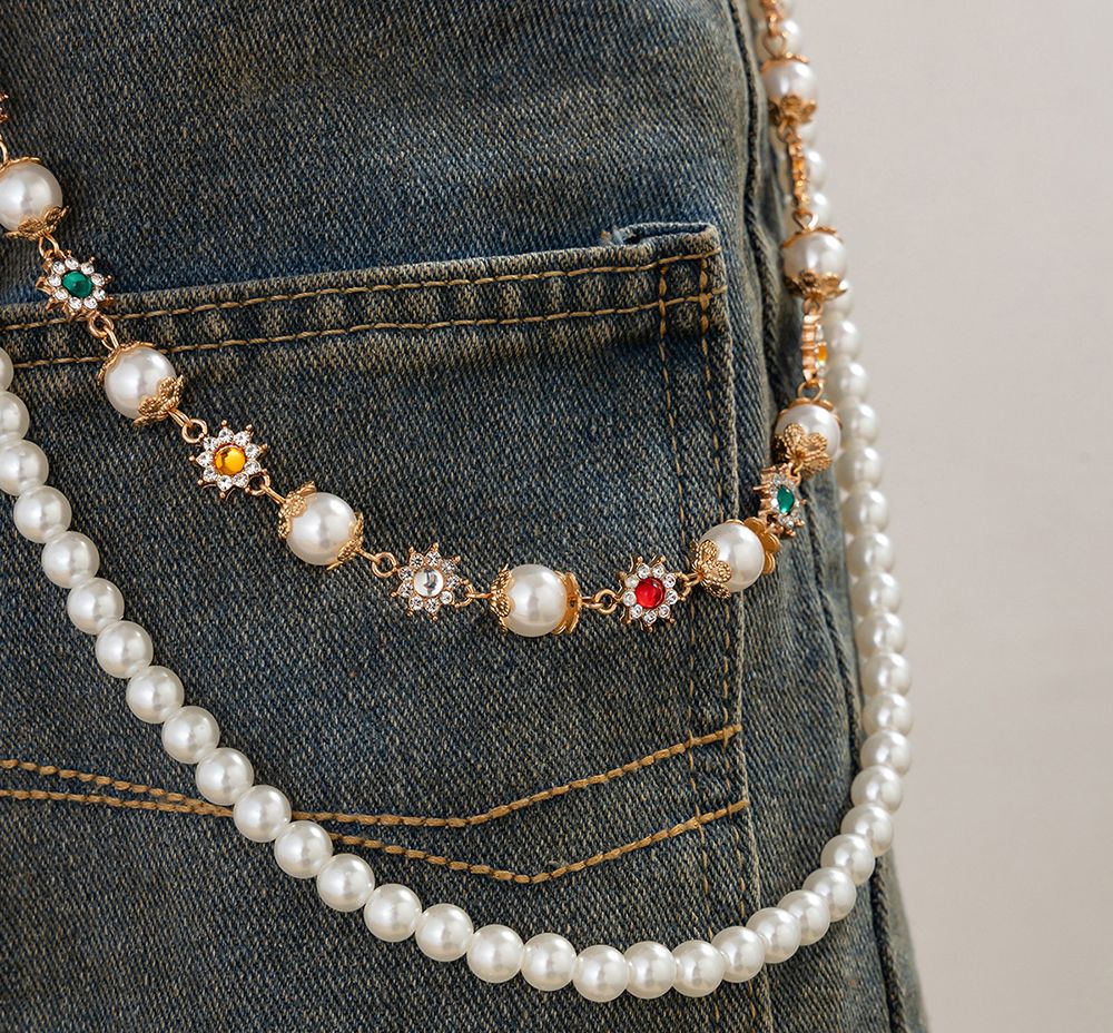 Kleep - lit pearl jeans chain