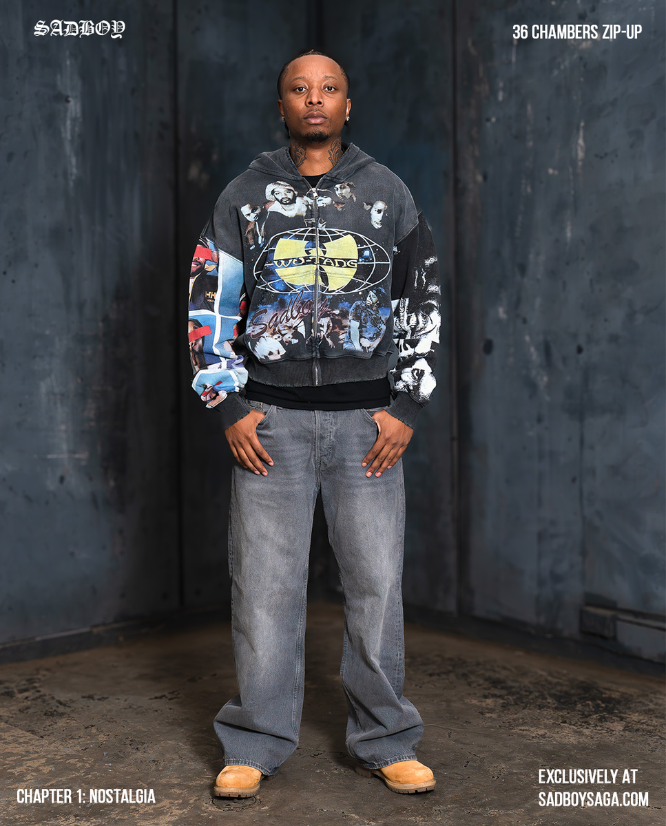 Sadboy Saga - 36 chambers zip up hoody